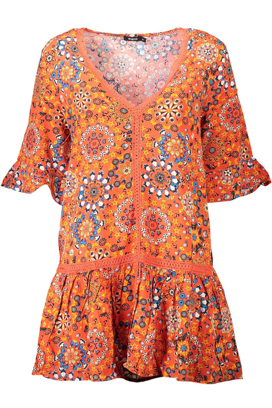 Red Cotton Women Dress