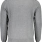 Gray Cotton Men Sweater