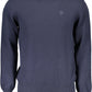 Blue Cotton Men Sweater