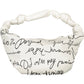 White Polyurethane Women Handbag
