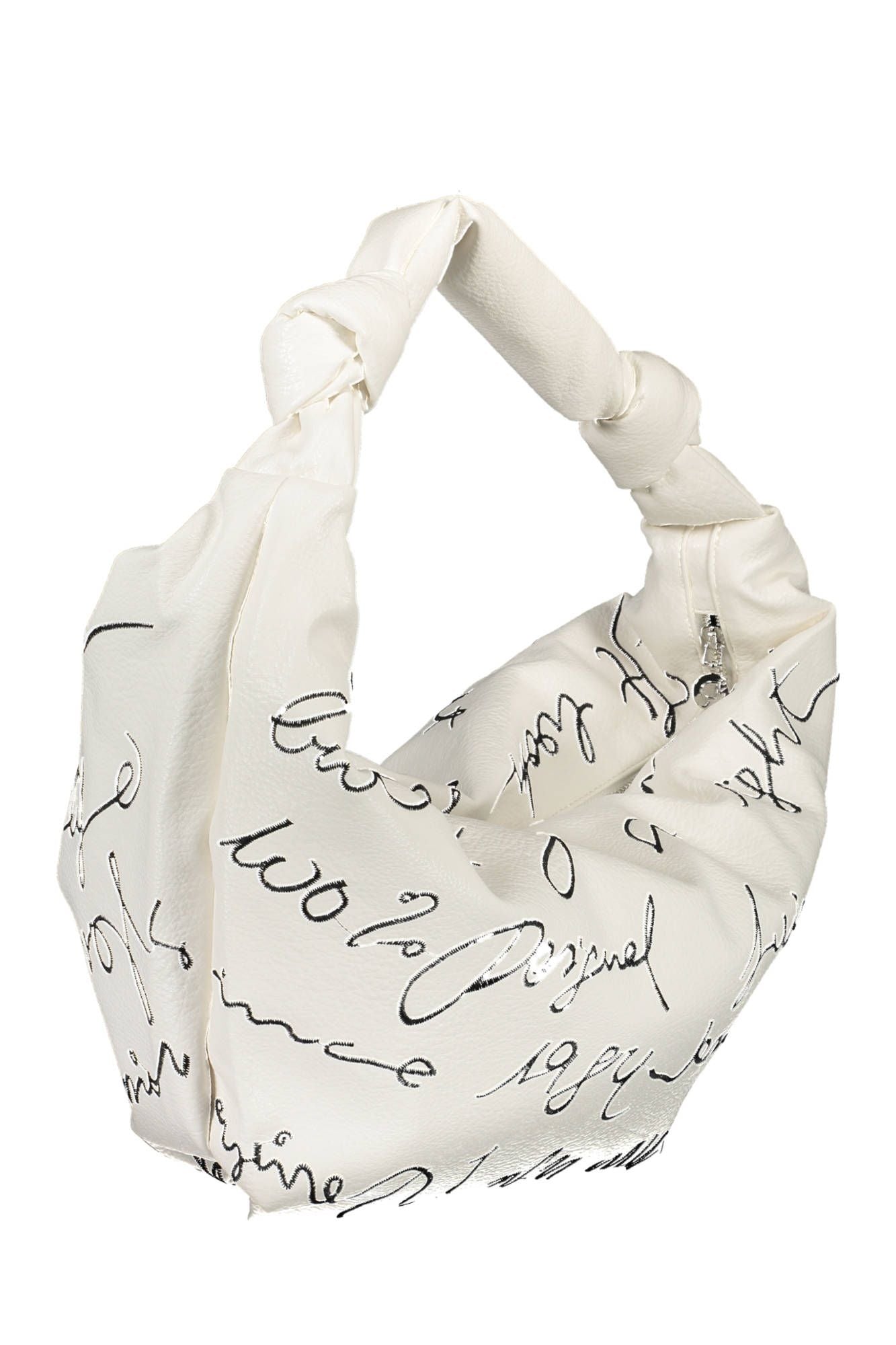 White Polyurethane Women Handbag