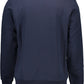 Blue Cotton Men Sweater