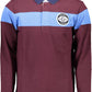"Purple Cotton Men Polo Shirt"