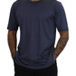 Elegant Silk Crewneck T-Shirt