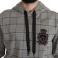 Checkered Crown Logo Hooded Sweater