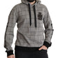 Checkered Crown Logo Hooded Sweater
