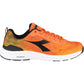 Orange Fabric Men Sneaker
