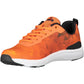 Orange Fabric Men Sneaker