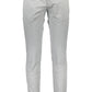 Gray Cotton Men Pant