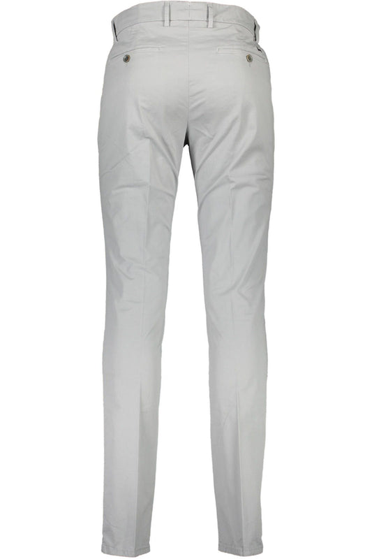 Gray Cotton Men Pant