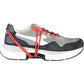Gray Fabric Men Sneaker
