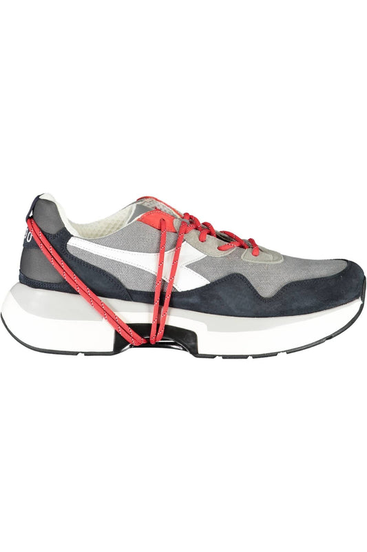Gray Fabric Men Sneaker
