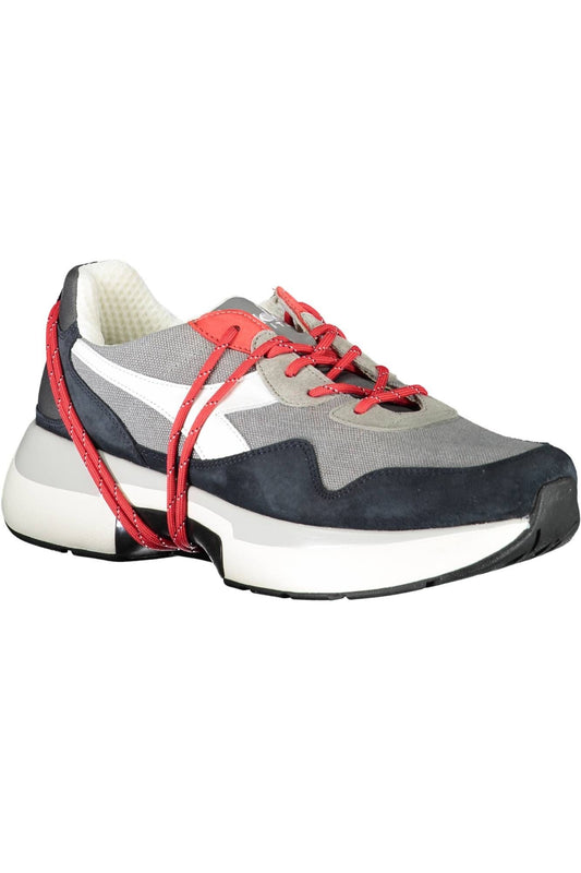 Gray Fabric Men Sneaker
