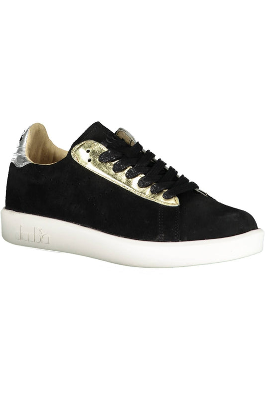 Black Fabric Women Sneaker