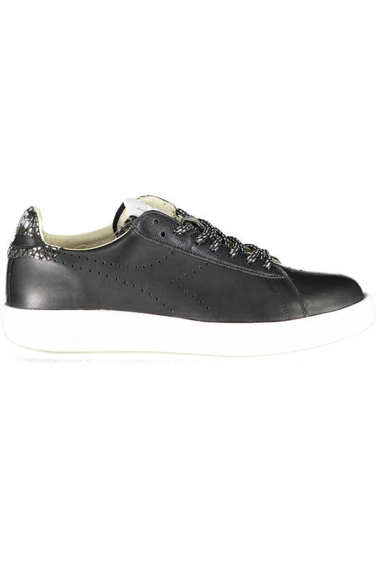 Black Fabric Women Sneaker