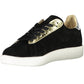 Black Fabric Women Sneaker