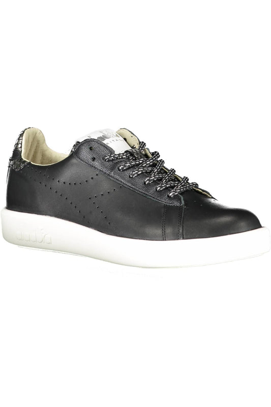 Black Fabric Women Sneaker