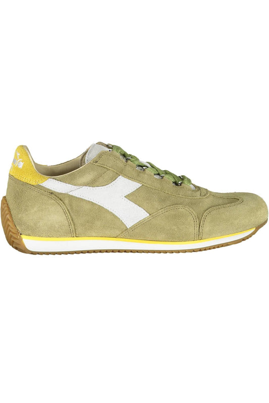 Green Fabric Women Sneaker