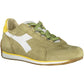 Green Fabric Women Sneaker