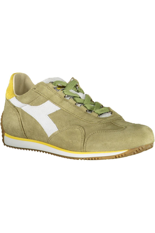 Green Fabric Women Sneaker