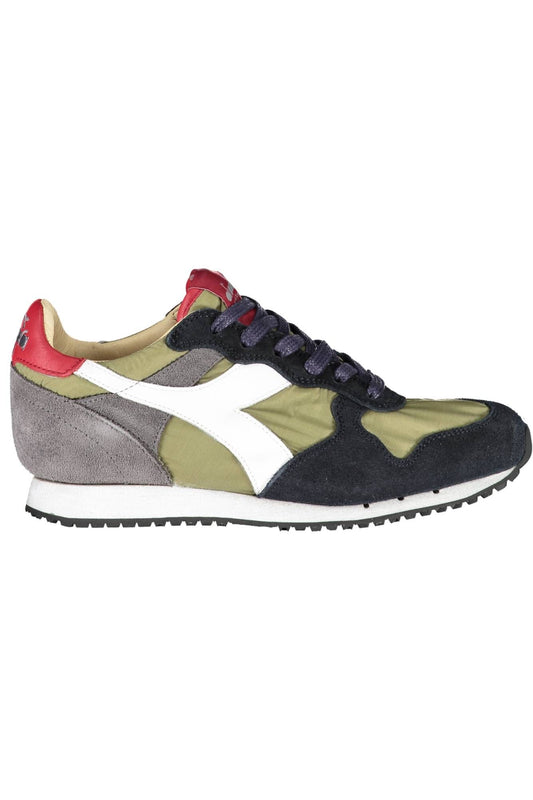 Green Fabric Women Sneaker