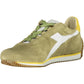 Green Fabric Women Sneaker