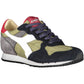 Green Fabric Women Sneaker