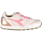 Pink Fabric Women Sneaker