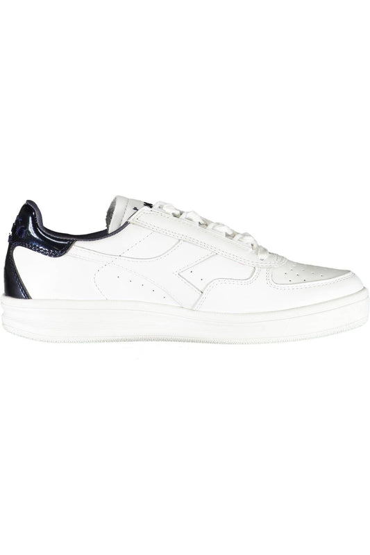 White Fabric Women Sneaker