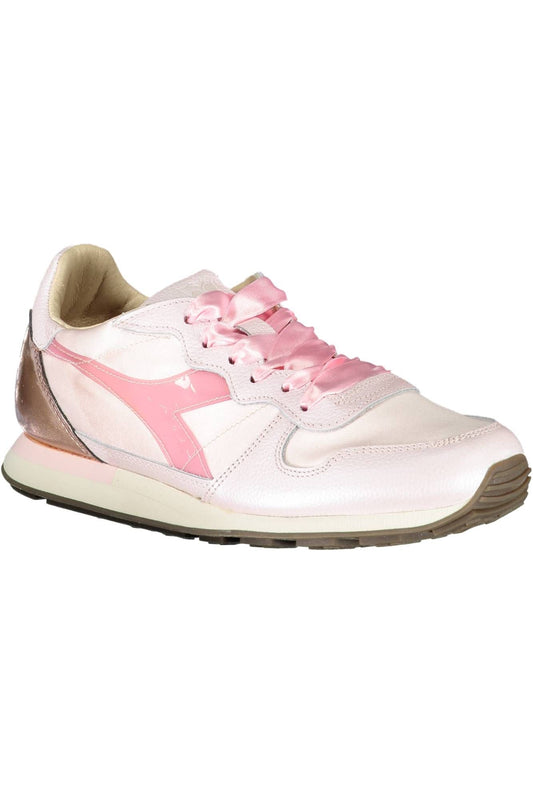 Pink Fabric Women Sneaker