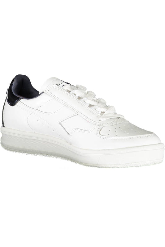 White Fabric Women Sneaker