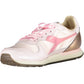 Pink Fabric Women Sneaker