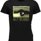 Black Cotton Men T-Shirt