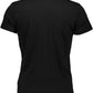 Black Cotton Men T-Shirt