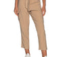 Beige Comfort-Fit Elegance Trousers