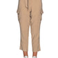 Beige Comfort-Fit Elegance Trousers