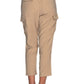 Beige Comfort-Fit Elegance Trousers