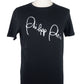 Black Cotton Men T-Shirt