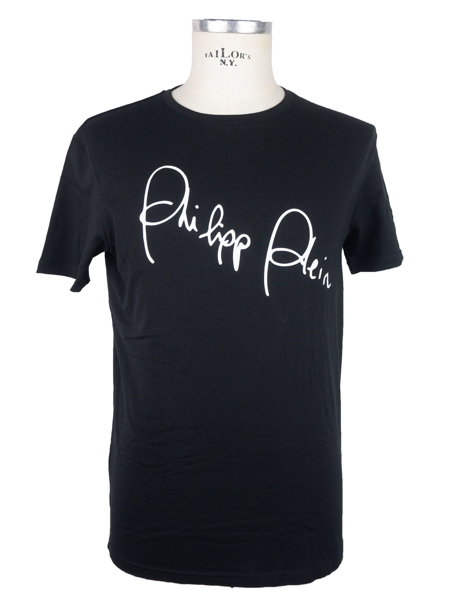 Black Cotton Men T-Shirt