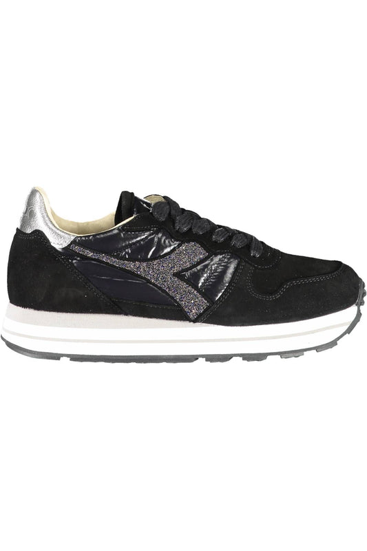 Black Fabric Women Sneaker