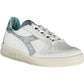 White Fabric Women Sneaker