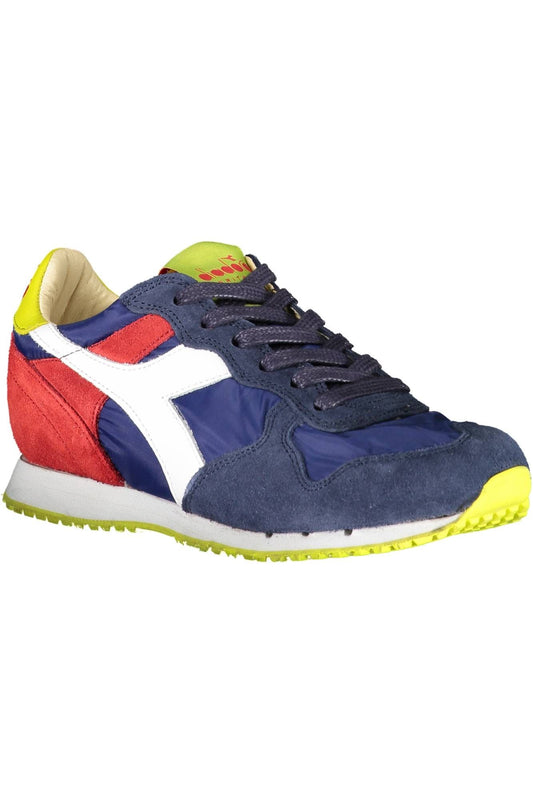 Blue Fabric Women Sneaker