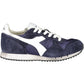 Blue Fabric Women Sneaker
