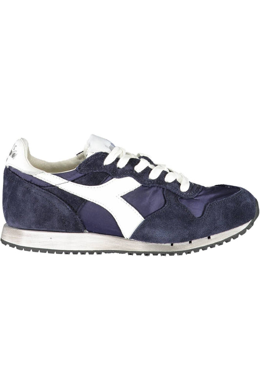 Blue Fabric Women Sneaker