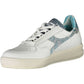 White Fabric Women Sneaker