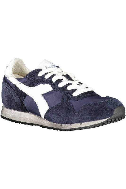 Blue Fabric Women Sneaker