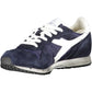 Blue Fabric Women Sneaker