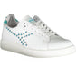 White Fabric Women Sneaker