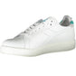 White Fabric Women Sneaker