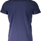 Blue Cotton Men T-Shirt